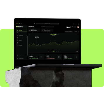 Dashboard no laptop