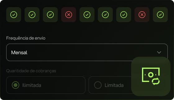 Billing automation interface mockup